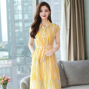 Summer Beach Chiffon Dress
